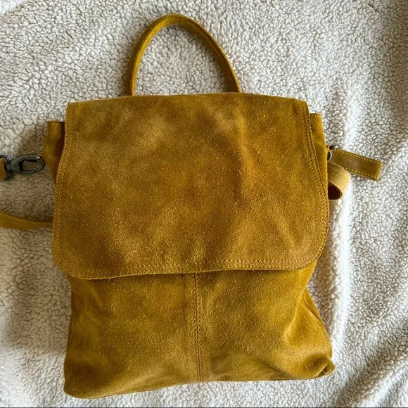 We the Free Free People suede hippie Boho backpack bag super Cute!! - Picture 1 of 12